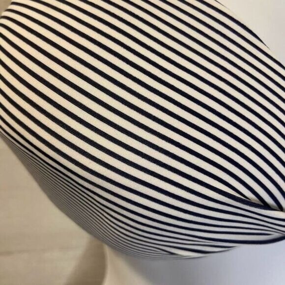 Women's Striped Two Piece‎ Lightly Lined Twist Front Top Shirred Side Bottom - Picture 5 of 8